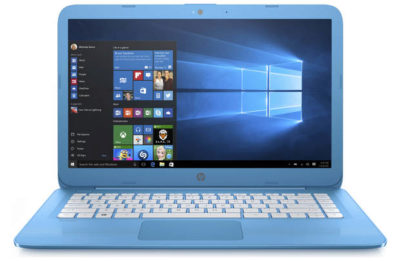 HP Stream 14 Inch Intel Celeron 4GB 32GB Laptop - Aqua Blue